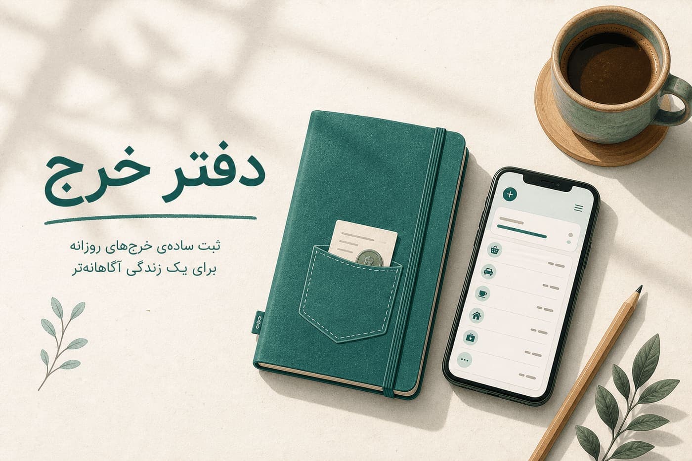 دفتر خرج روزانه؛ روشی که واقعاً ادامه پیدا می‌کنه